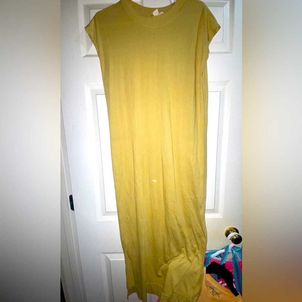 Free People Beach All Day t shirt midi dress with pockets